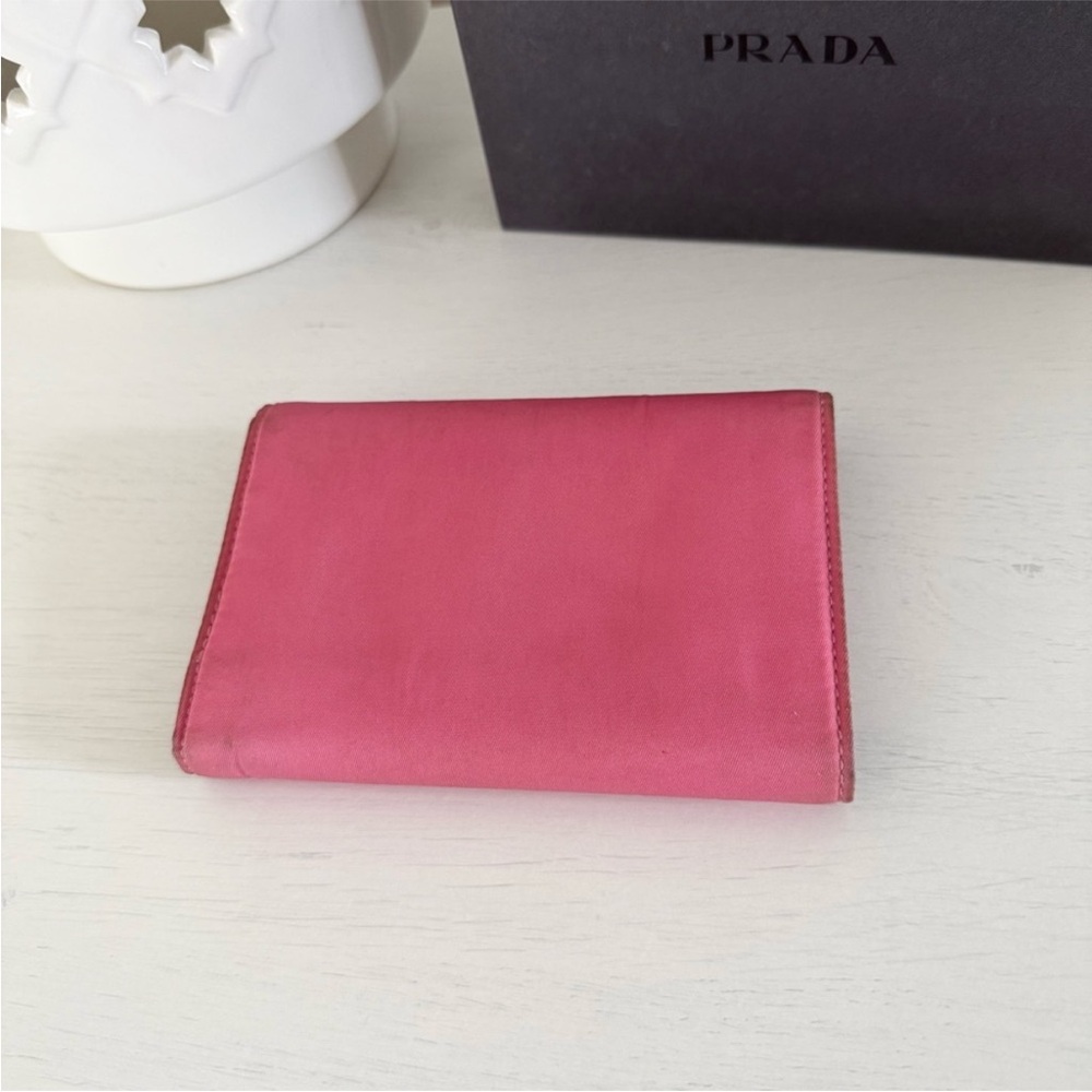 Prada Tessuto Nylon Rare Pink Wallet - Picture 4 of 8